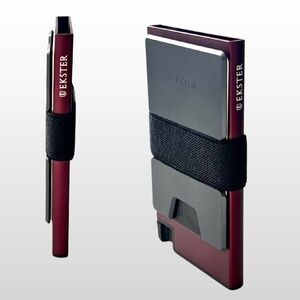 Ekster Cardholder - Aluminum Metal Wallet - Redwood (NWOT)